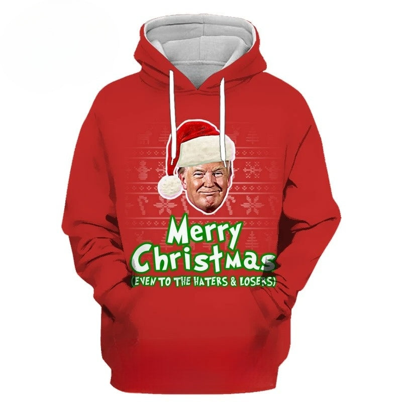 Trump Merry Christmas Hoodie