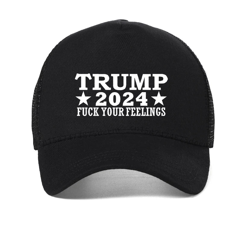 Hot Trump 2024 American Presidential Hat Make America Great Again Hat Donald Trump Republican Hat Cap MAGA printing Mesh Cap
