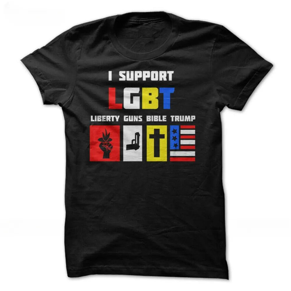 I Support LGBT (Liberty, Guns, Bible, Trump) T-Shirt
