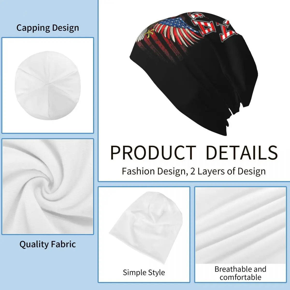 Patriotic Eagle Ultra MAGA Beanie