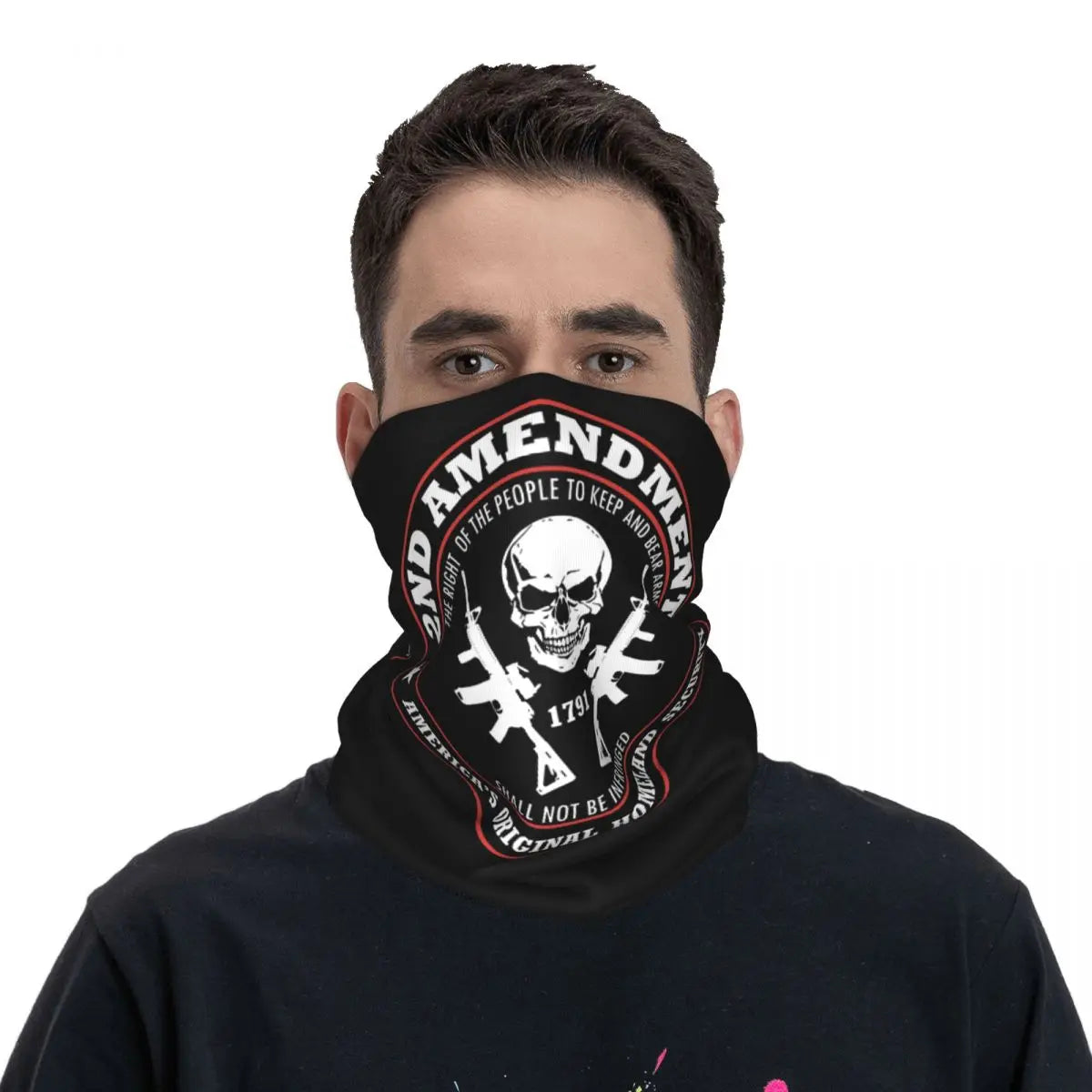 1791 2nd Amendment Skull Mask