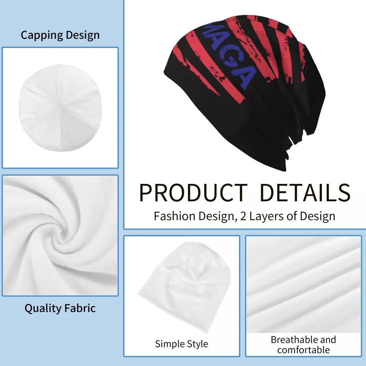 Faded Flag Ultra MAGA Beanie