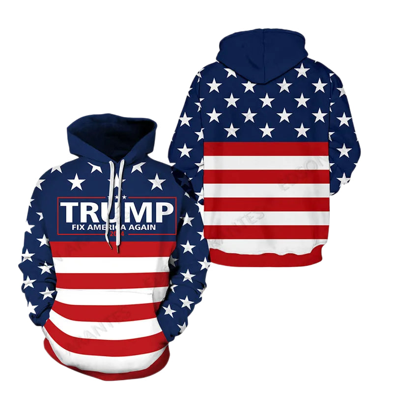 Trump Fix America Again Hoodie