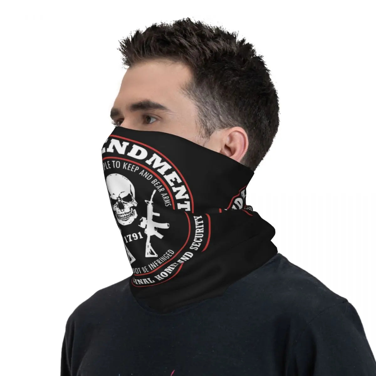 1791 2nd Amendment Skull Mask