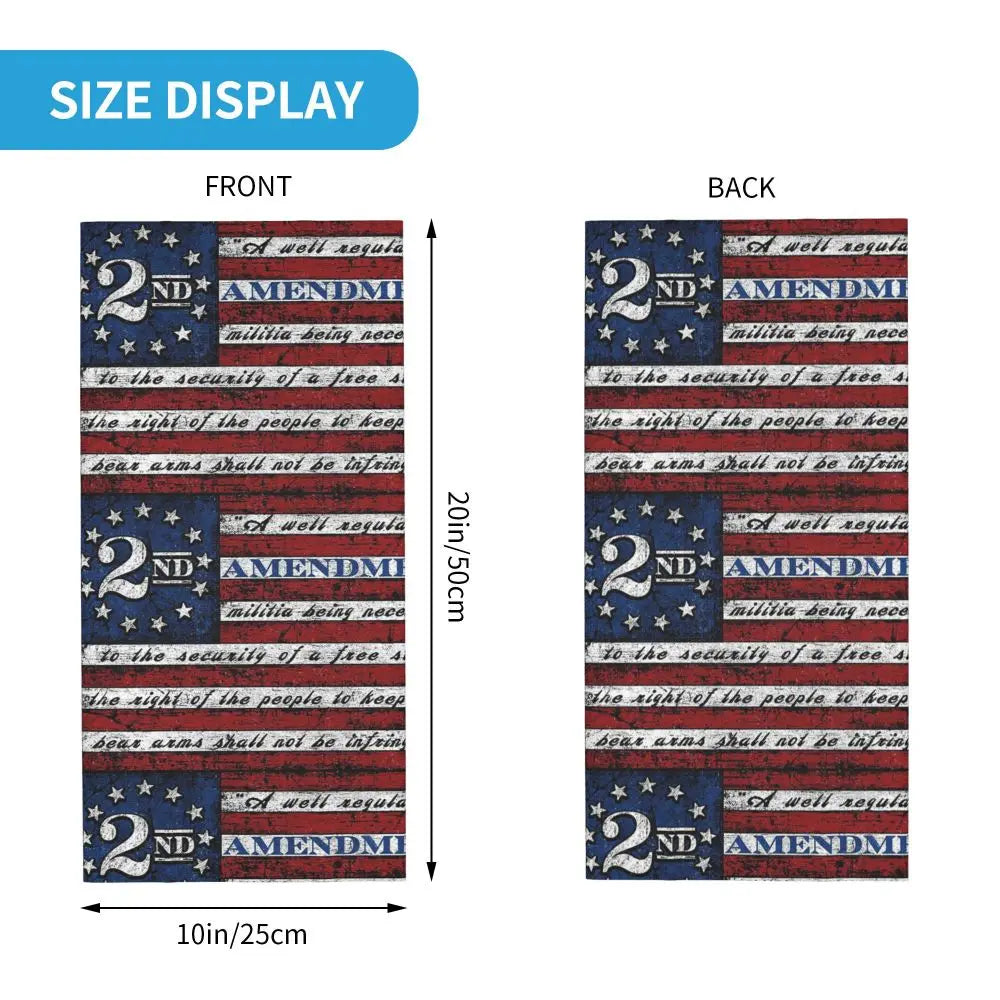 American Flag 2nd Amendment Mask