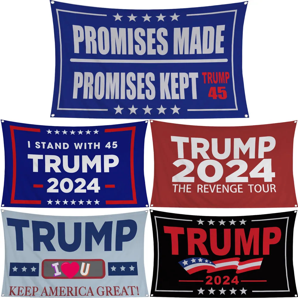 Trump 2024 The Revenge Tour Flag