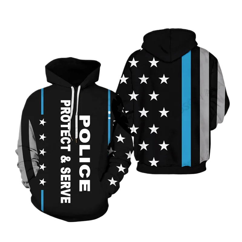 Police Protect & Serve Hoodie