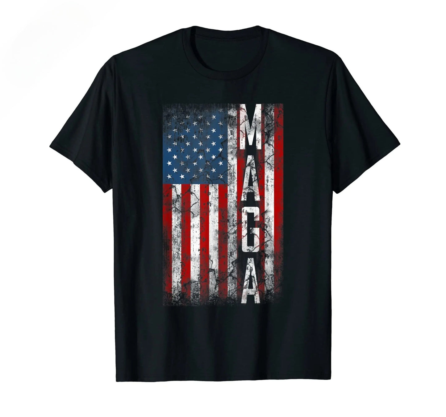 Faded Flag MAGA T-Shirt