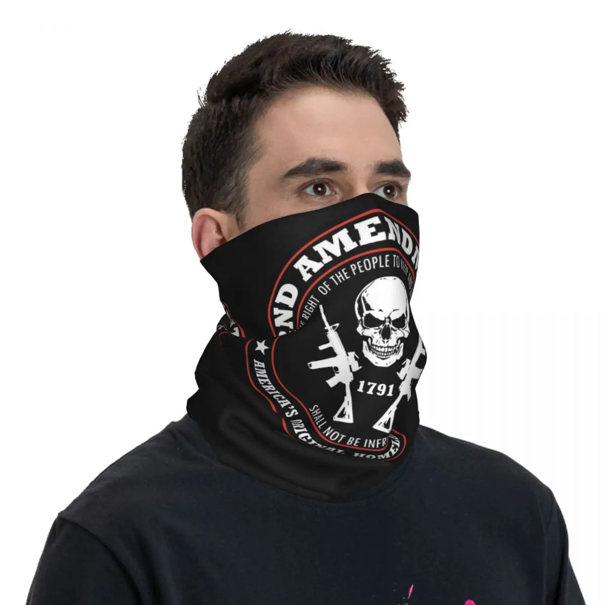 1791 2nd Amendment Skull Mask